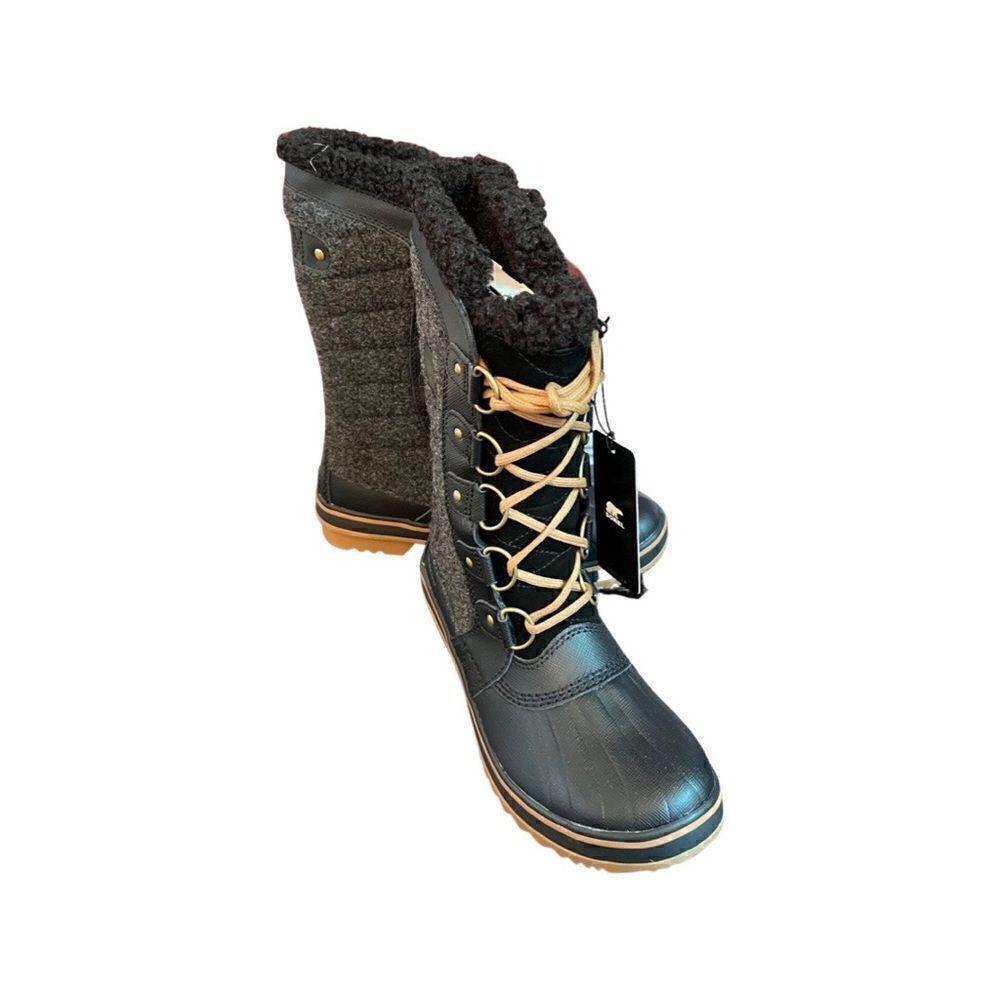 Sorel Tofino Ii Wp Boots-Black, Gum- Size 7- Nib